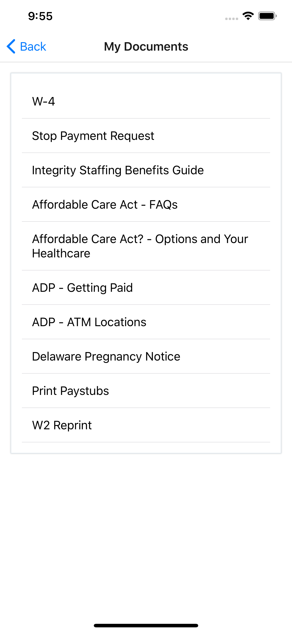 Integrity Employee Portal screenshot 5