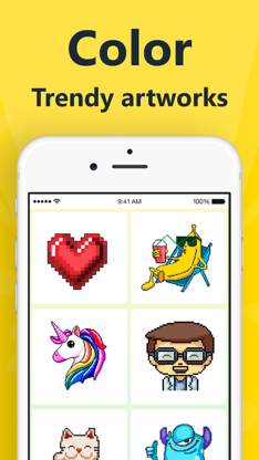 Pixel 2D – color by number screenshot 1