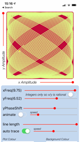 Lissajous Play - Maths Art! screenshot