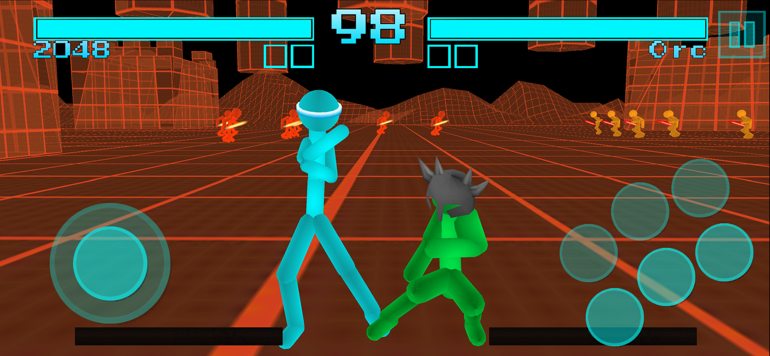 Stickman Fight: Neon Warriors