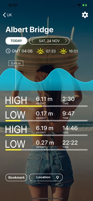 UK Tides - Tide Predictions