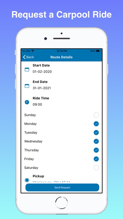 EcoRyd - Carpool Your Commute screenshot-8