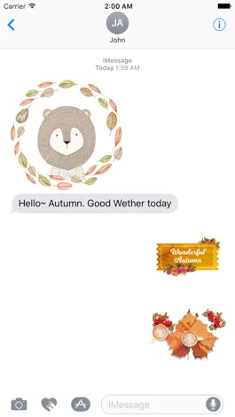 Game screenshot Autumn Love - Greetings Pack apk