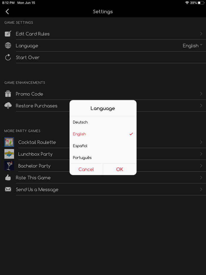 Circle of Death Party Game