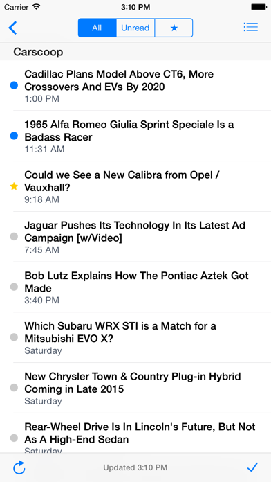 Feeddler RSS News Reader Screenshot