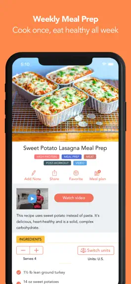 Game screenshot FitMenCook - Healthy Recipes apk