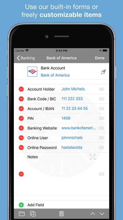 Safe + Password Manager
