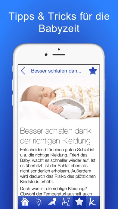 Screenshot #1 pour Babyzeit Tipps & Tricks