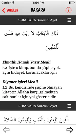 İkra Kuran Meal Uygulaması screenshot 2