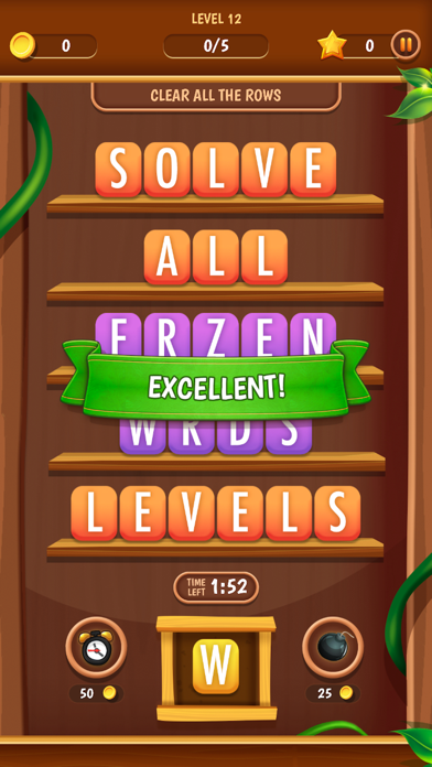 Screenshot #1 pour Word Rack - Fun Puzzle Game