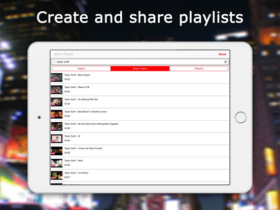 Music TV voor YouTube iPad app afbeelding 4
