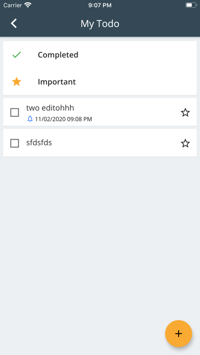 FollowUp Task Management Screenshot