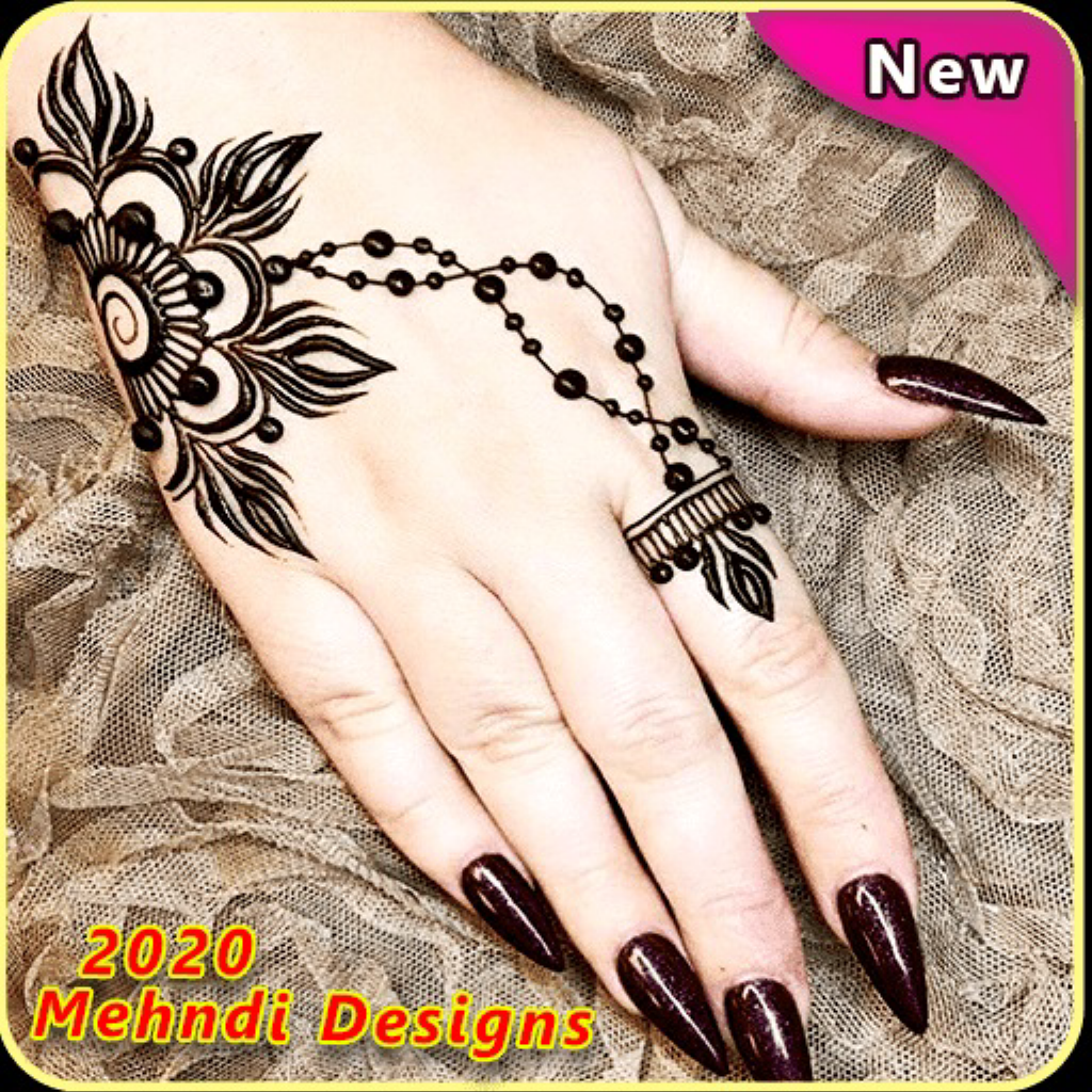 Indian Style Mehendi Painting for Wedding on Woman Hand with Red Nail Polish,  Henna Art in Arabic Culture for Ramadan Stock Vector - Illustration of  animal, culture: 260286635