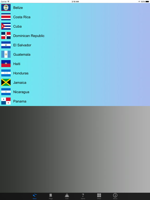 Screenshot #6 pour Central America state maps