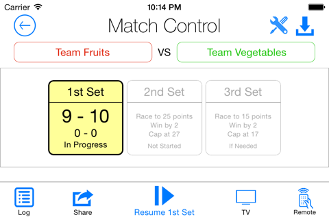 A Volleyball Scoreboard screenshot 3