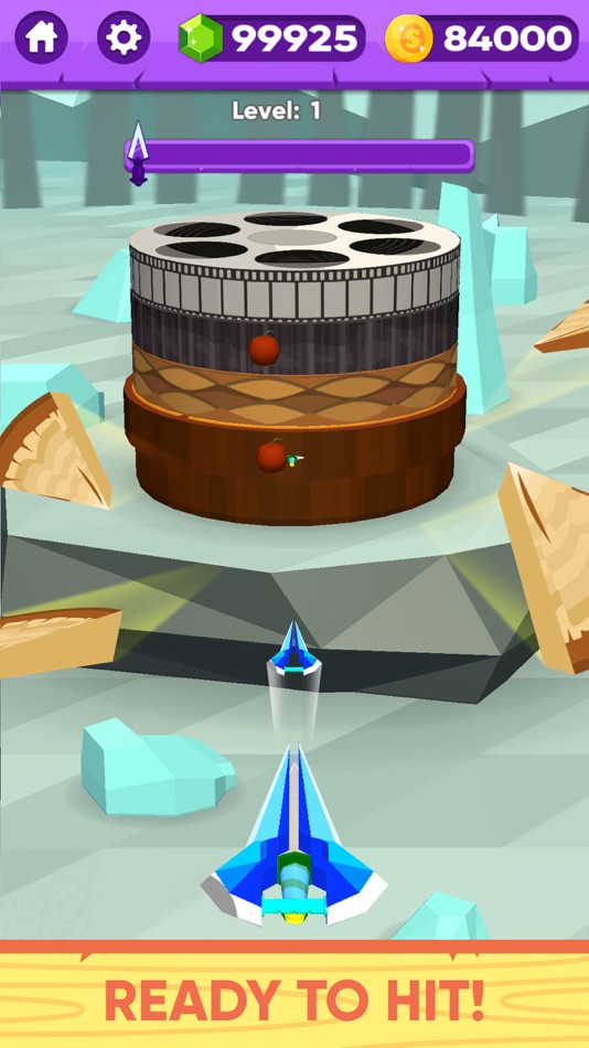 #2. Fire Knife 3D (iOS) 由: AA2G1 LTD