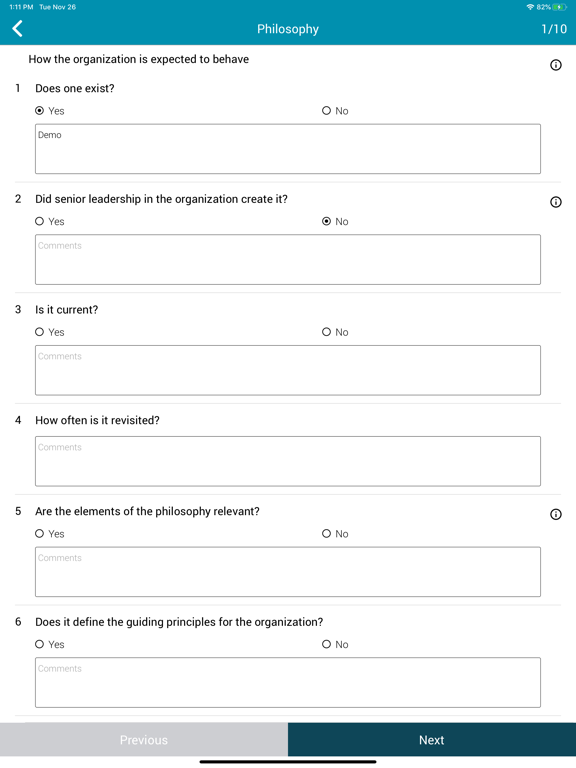 Organizational Development App iPad screenshot 10 - Business app
