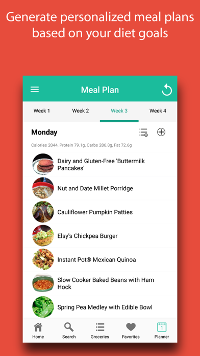 Gluten-Free Recipes & Meals Screenshot