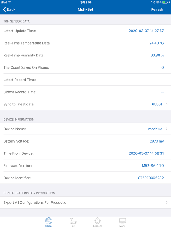 CheckBlue iPad screenshot
