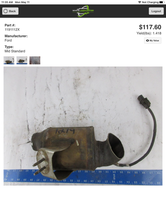 White Converter Recycling iPad screenshot 3 - Business app