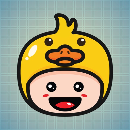 Sticker Me Duck Mascot Boy icon