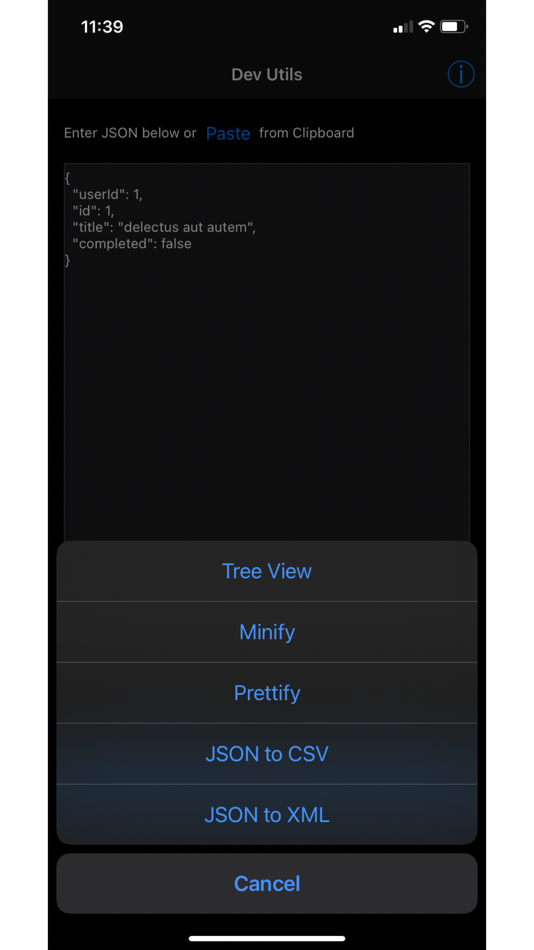 #3. JSON Tools (iOS) 由: Mohammed Aadhil