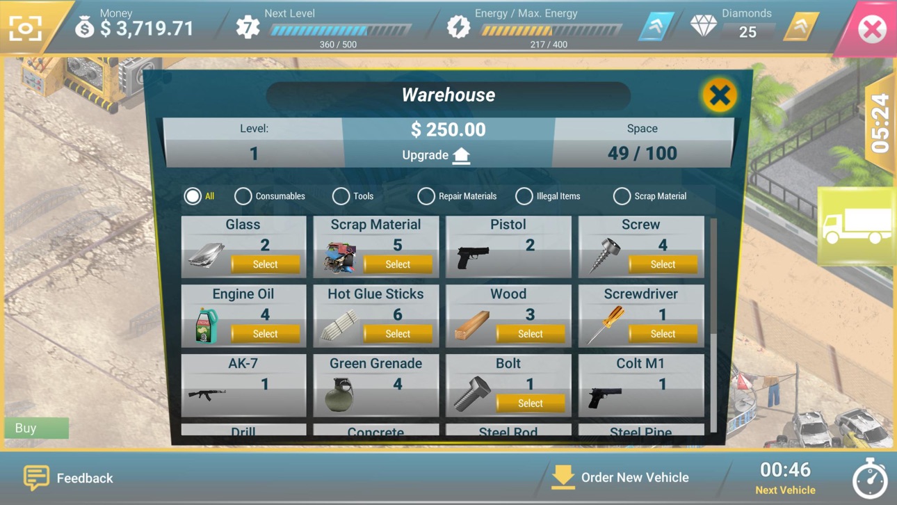 Junkyard Tycoon - Car Business Hack screenshot 10 - iOS game interface