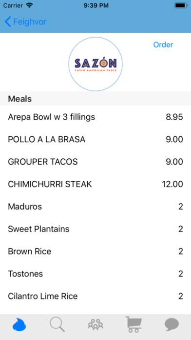 App screenshot
