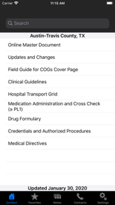 Austin-Travis County EMS screenshot