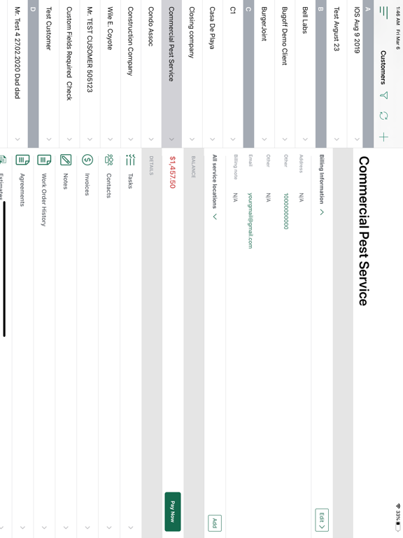 Fieldwork Office iPad screenshot 4 - Business app