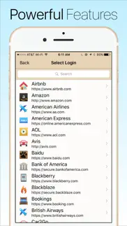 password manager data vault iphone screenshot 2