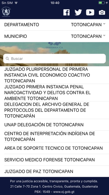 Organismo Judicial Guatemala screenshot-5