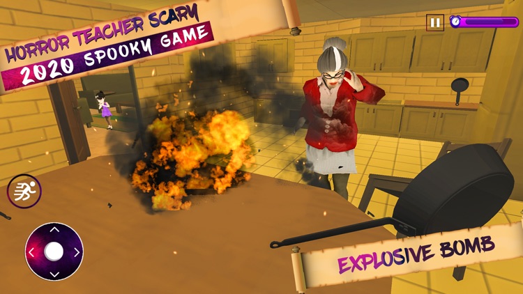 Evil Teacher Spooky 3D Game screenshot-7