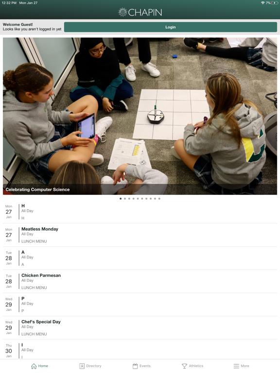 The Chapin School NYC iPad screenshot 1 - Education app