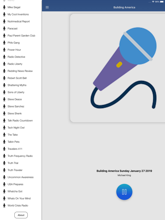GCN Radio iPad screenshot