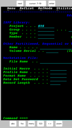 TN3270 screenshot 3