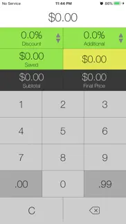 sale price + tax calculator iphone screenshot 1