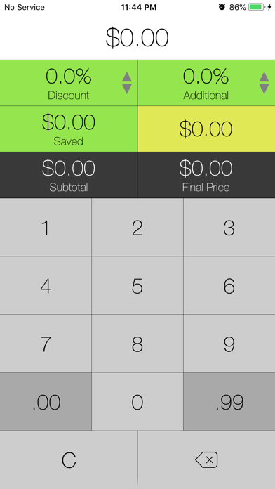 Screenshot #1 pour Sale Price + Tax Calculator