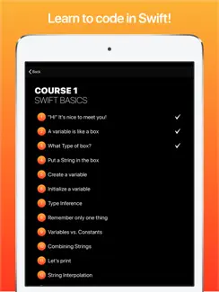 Code! Learn Swift Version iPad image 1