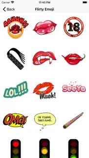 flirty emoji adult stickers iphone screenshot 2