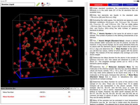 Screenshot #5 pour ODYSSEY Chemical Elements