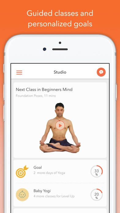 Track Yoga – A Simple Yoga App Screenshot