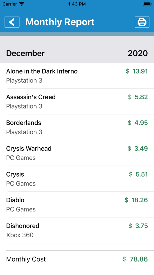 #7. Video Games Collector (macOS) 由: John D Gauchat