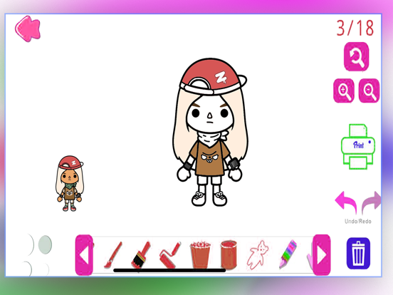 Screenshot #6 pour Toca Life Coloring Book