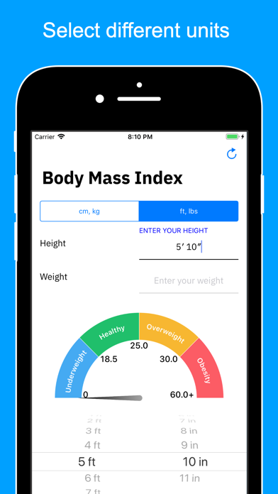 Body Mass Index (BMI) BMIApp+ screenshot 4