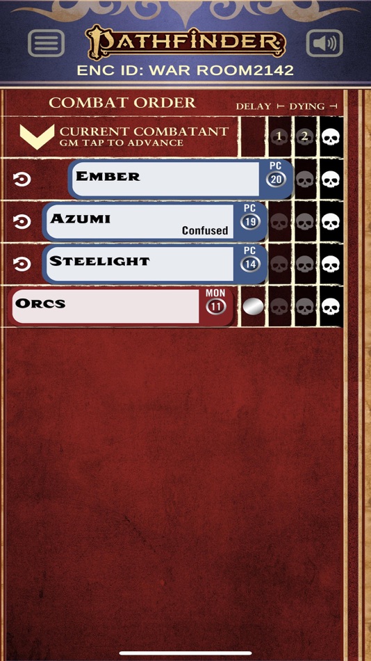 Pathfinder 2E Combat Tracker (iOS) 由: Digital Dragon Studios Pathfinder 2E Combat Tracker (iOS) 由: Digital Dragon Studios