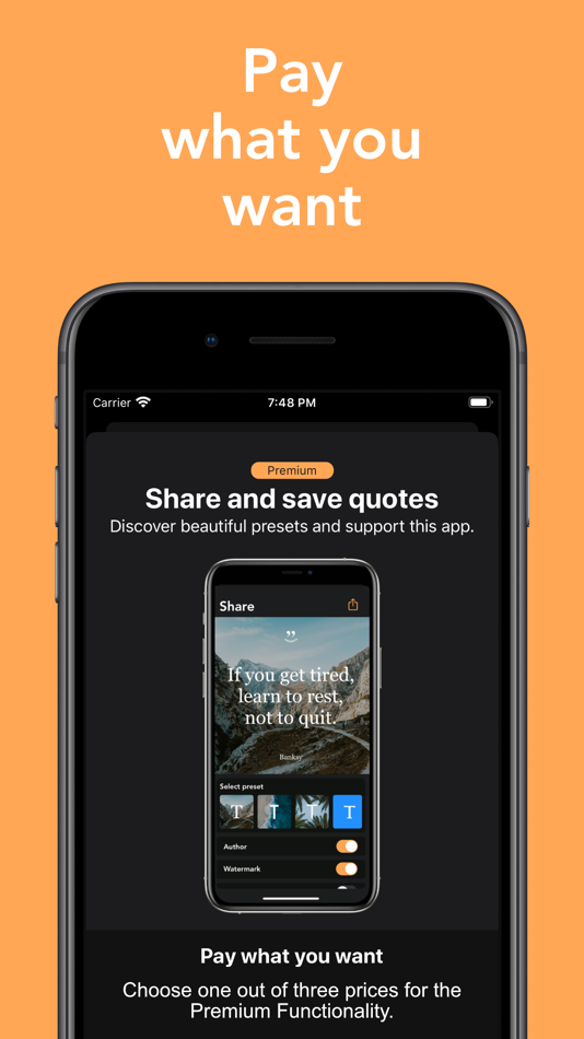 #5. Thoughts - Quotes & Motivation (iOS) By: Henri Bredt