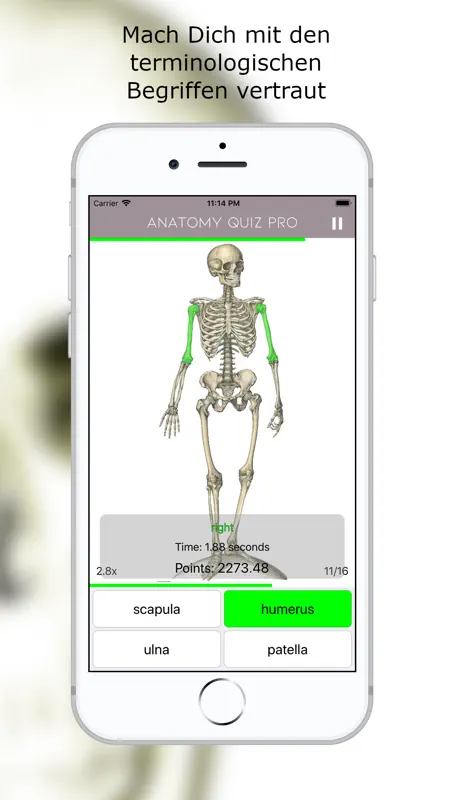 Anatomy Quiz Premium screenshot 1 of 7