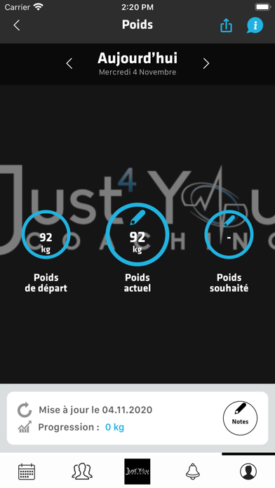 Just4YouCoaching Screenshot