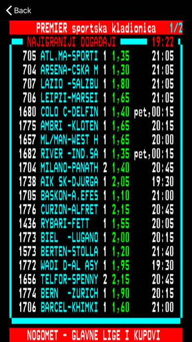 Premier Teletext screenshot 3